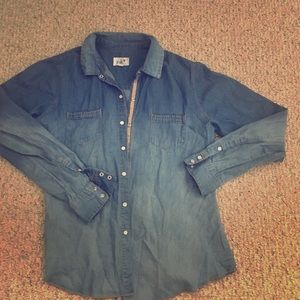 Soft ombré denim shirt